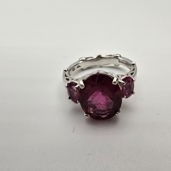 Sterling Silver Ruby Ring - Picture 3 of 16